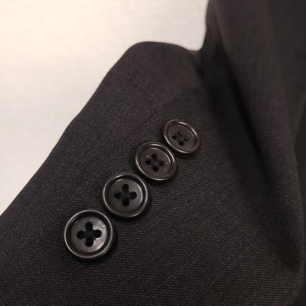 Bonobos Suit Jacket Mens 44R Charcoal Gray Marzotto Wool Standard Fit Blazer